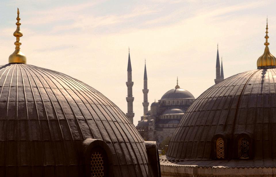 Ayasofya penceresinden Sultanahmet