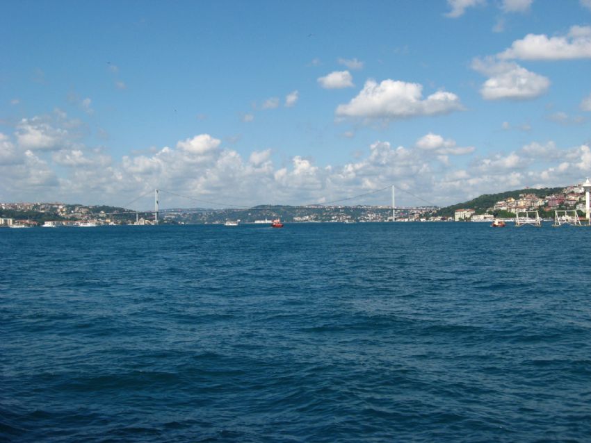 asya ve avrupann birletii esiz boaz manzaras