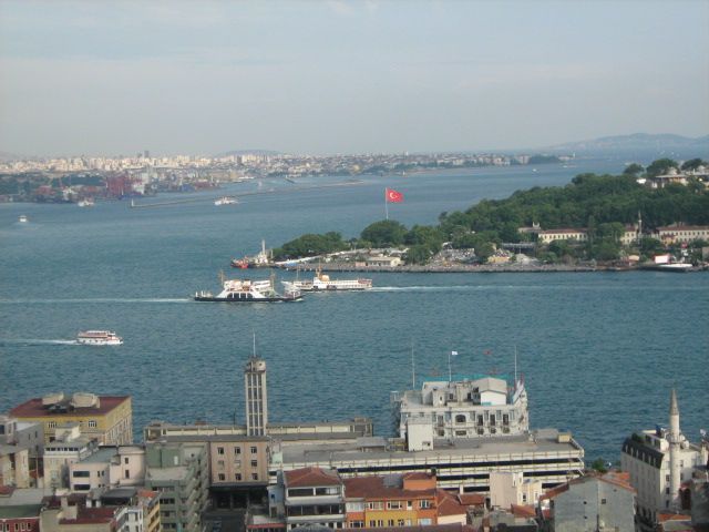 galata kulesinden grn
