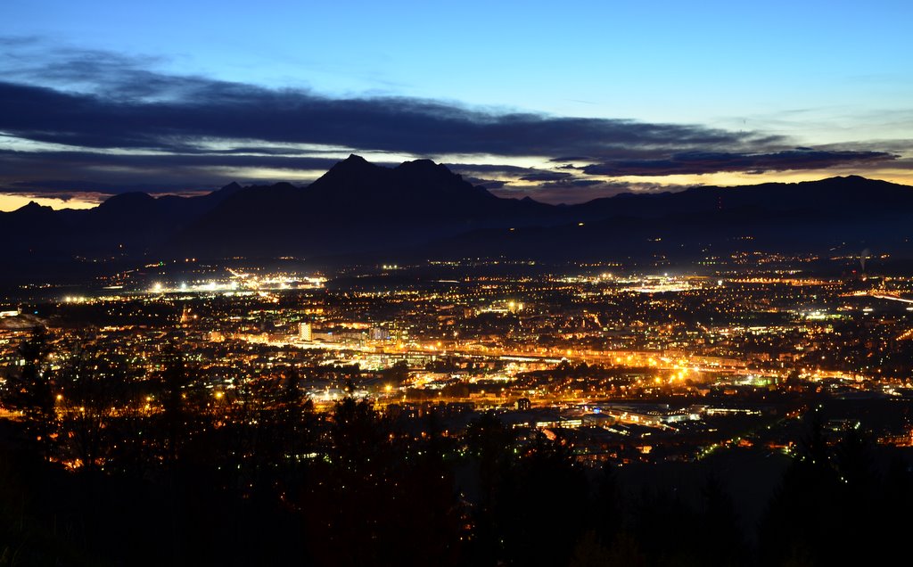 Salzburg'a Gece Bak