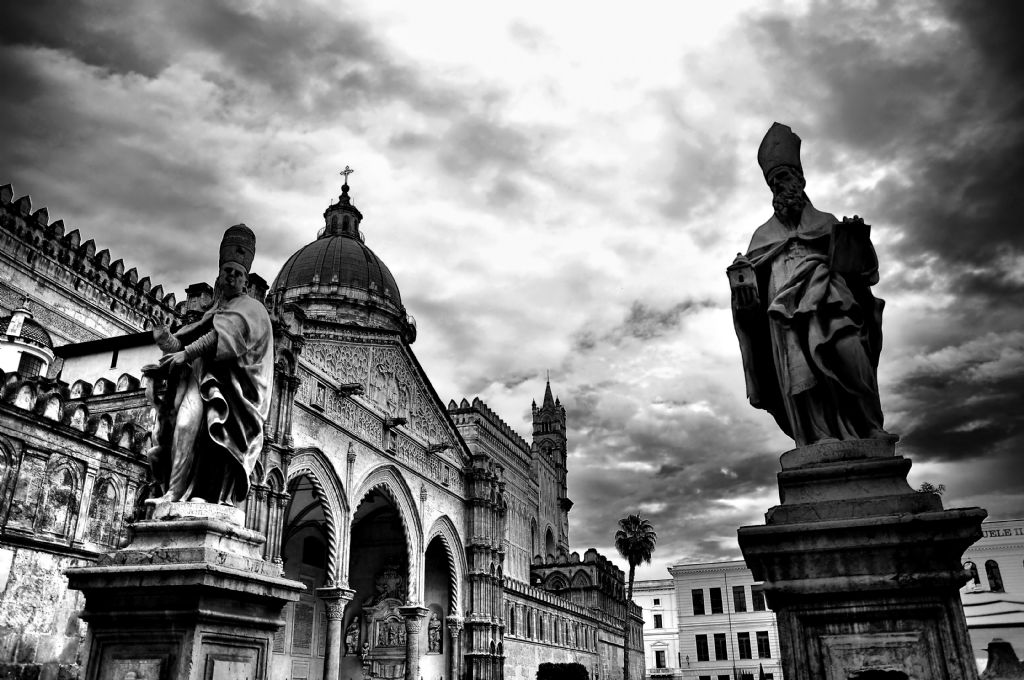 Cattedrale di Palermo B/W
