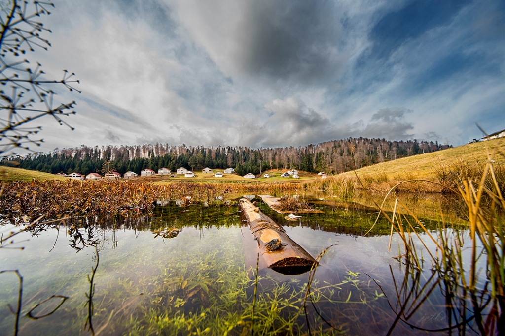 Ye�il d�nya sar� renkli elbisesini giyerken