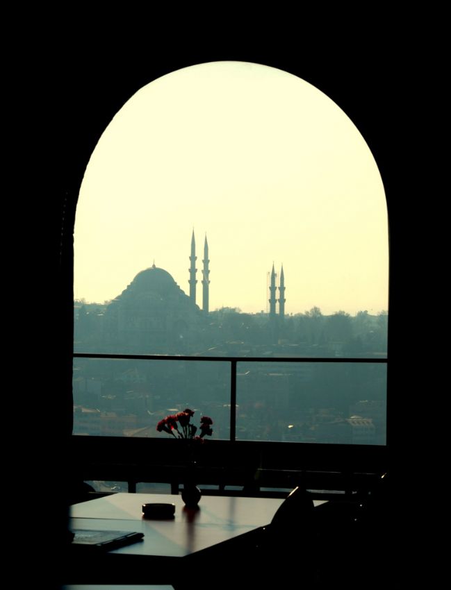 Galata kulesinden Sleymaniye..