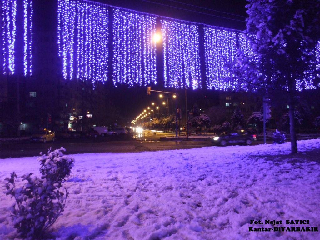 Diyarbakr'da Kar - Fot.Nejat SATICI