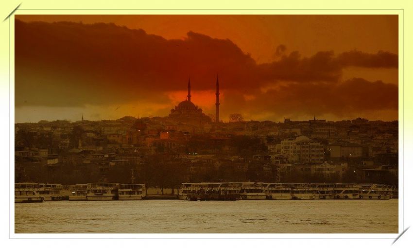 istanbul manzaralarndan bir kesit
