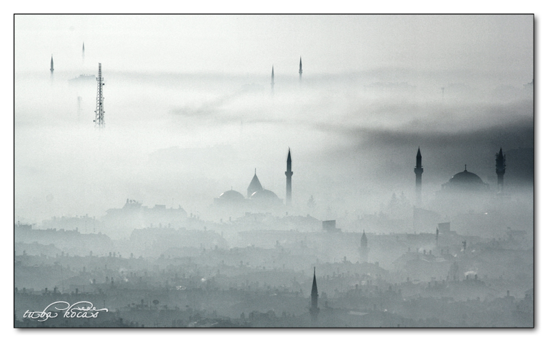 Konya'da sis