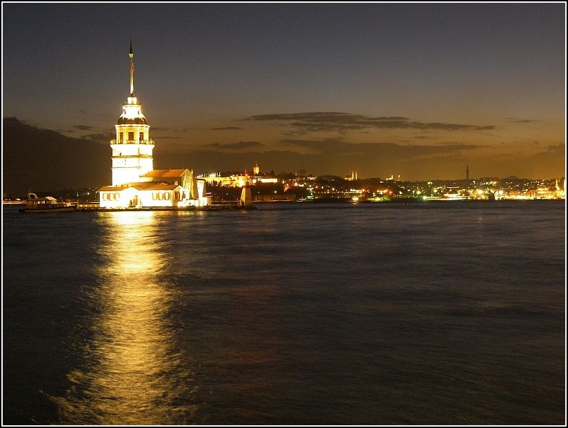 ak�am k�z kulesi...