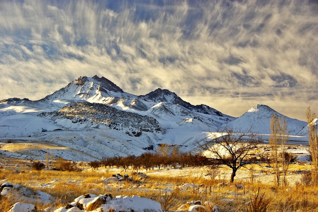 Erciyes in bulutlar