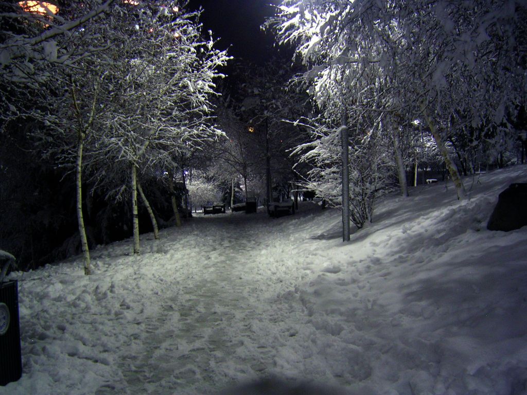 ankarada bir baska guzel olur kar