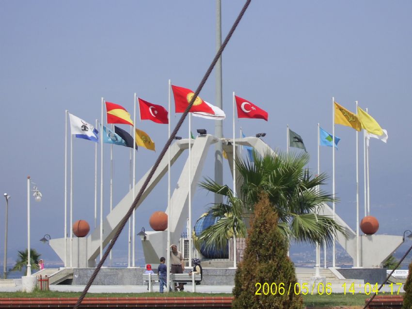 Trkmen lkelerin bayraklar......