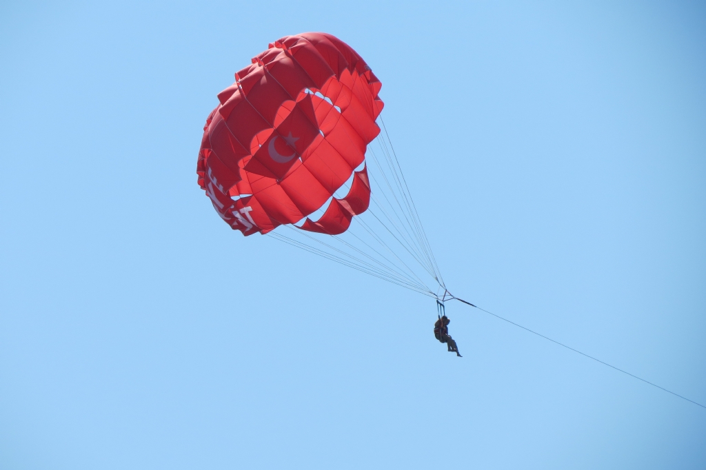 parasailing