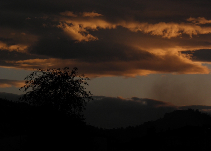 g�n bat�m� ve bulutlar