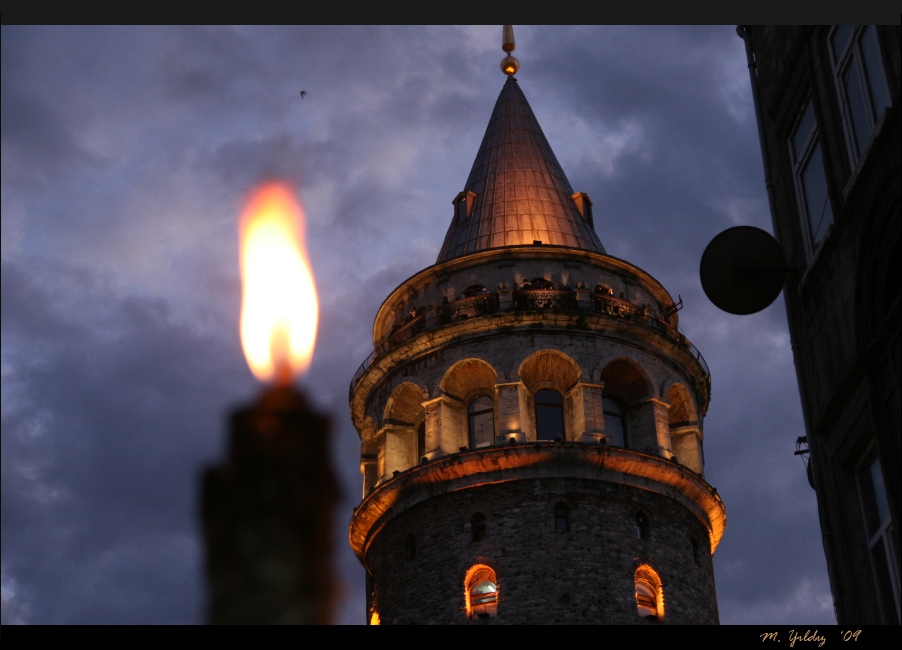 Galata'da aksam...