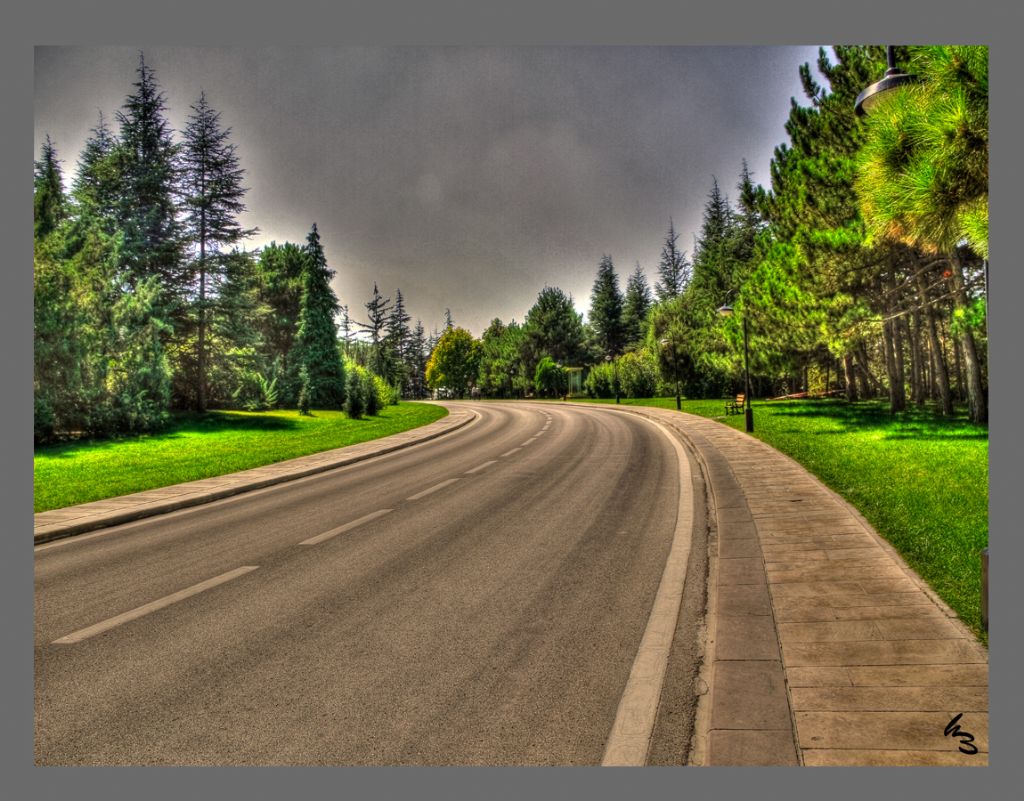 Antkabir yolu HDR