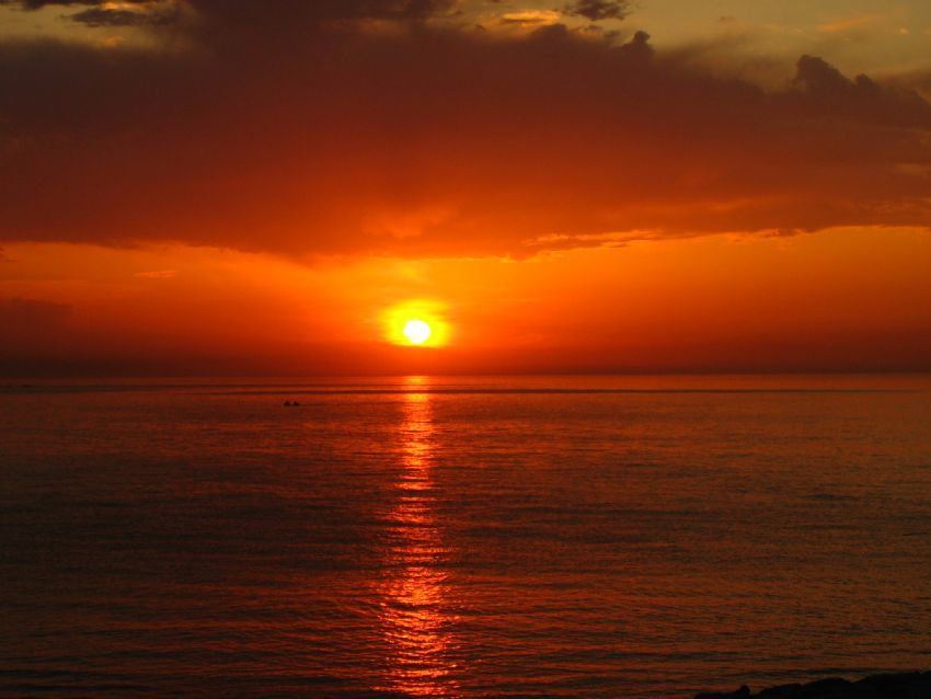 srmene sahilinde gn batm