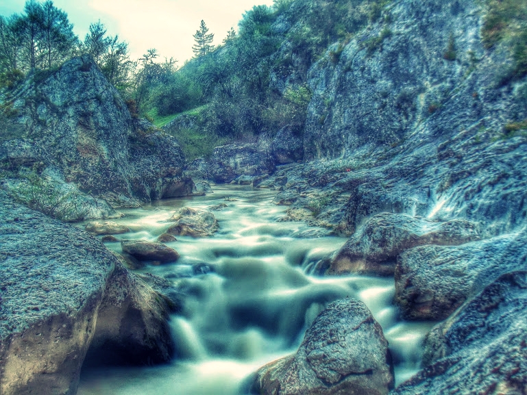 Horma Kanyonu - Uzun Pozlama - HDR