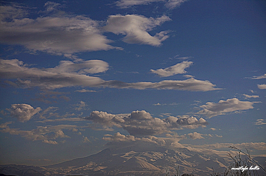 Bulutlar ve Erciyes 