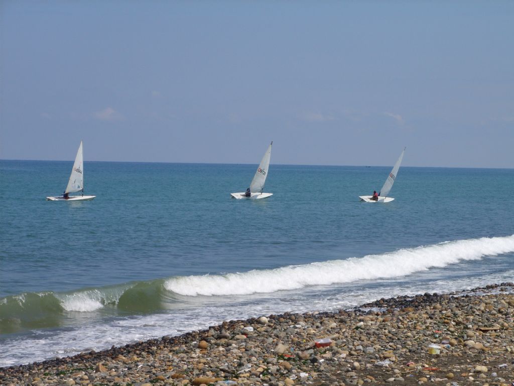 karadeniz de yelken