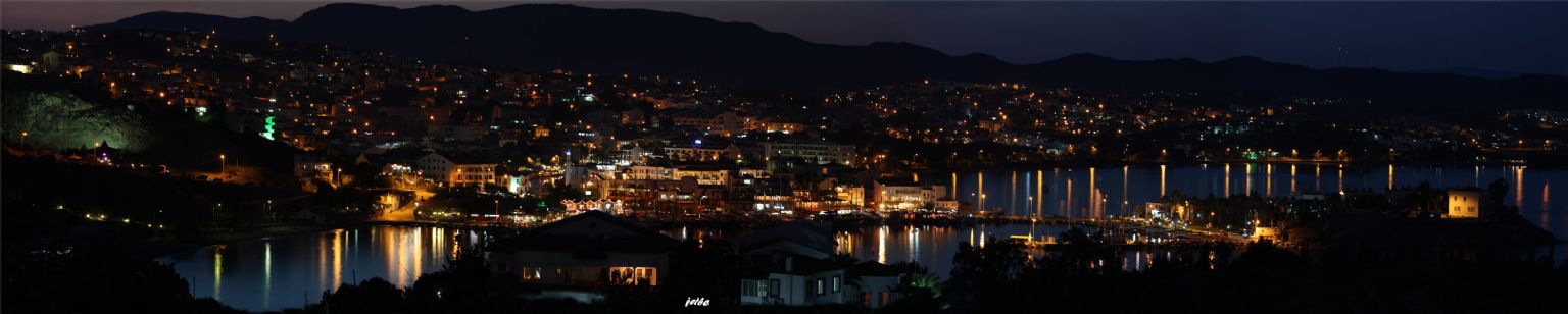 dataa panoramik gece manzaras 5 kare