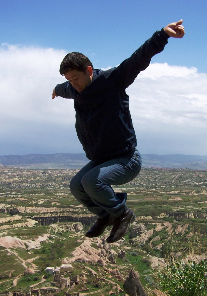 Kapadokyaya yukar�dan bak�� :D