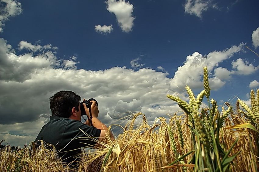 Fotografci ve bulutlar....