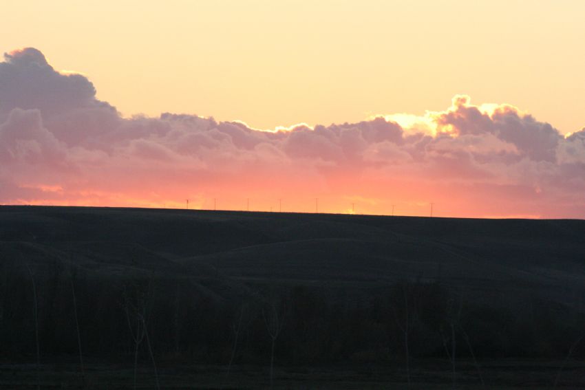 bir an kyamet koptu sandm