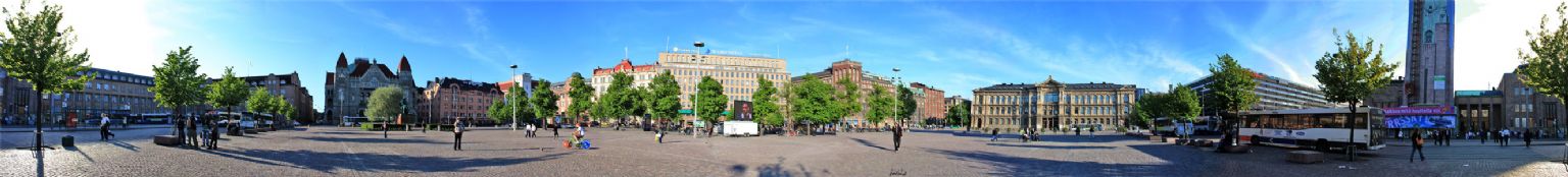 heksinki city public square - panorama