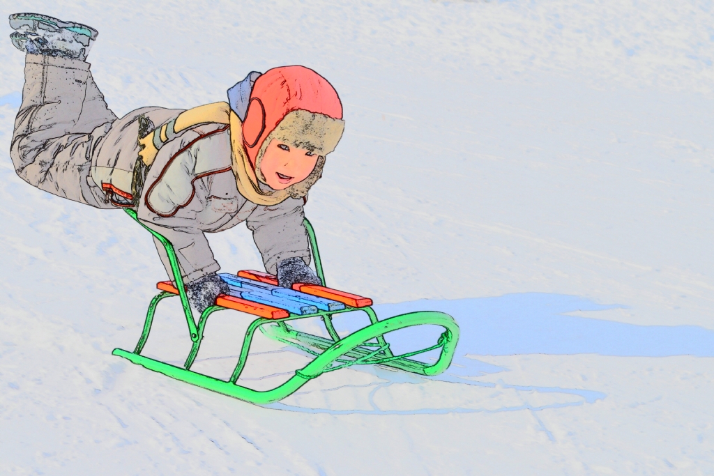 Cizgi film tadinda Cocuk ...