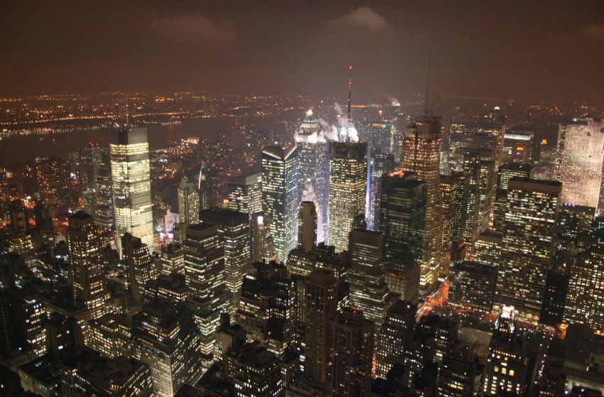 Gece Uyumayan ehir Manhattan