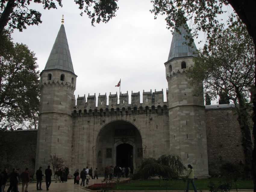 Topkap saray girii