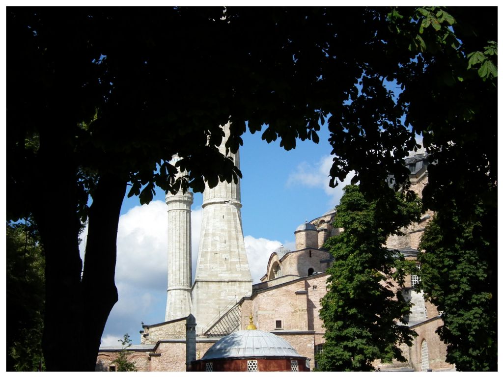 ayasofya  dan bir detay