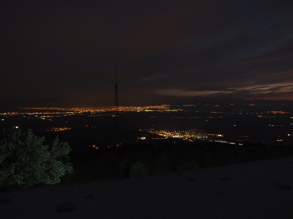 Denizli Pamukkale  Gece Manzaras