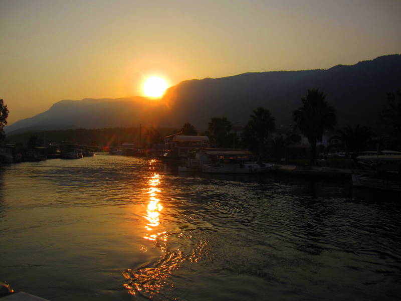 Akyakada g�n batarken