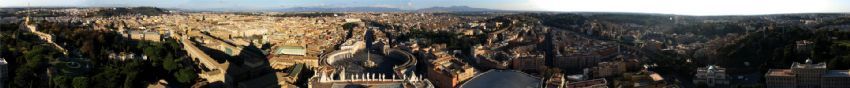 Vatikan'dan Roma'ya byk bir bak 360 derece