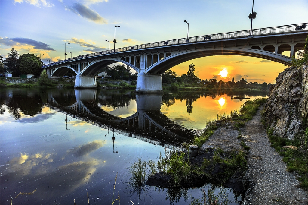 Le pont du Saint Just / France