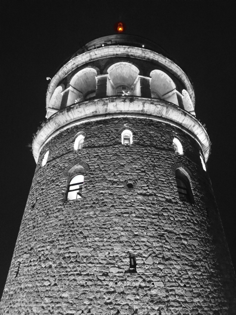 Galata kulesi gece