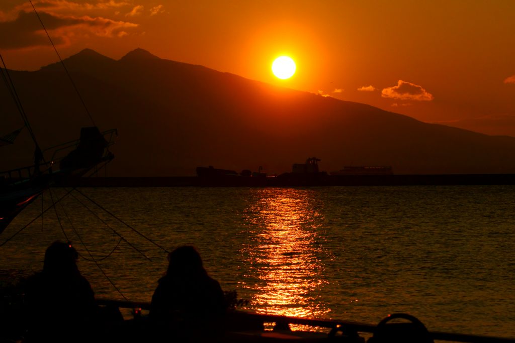 Bir g�n daha batarken...