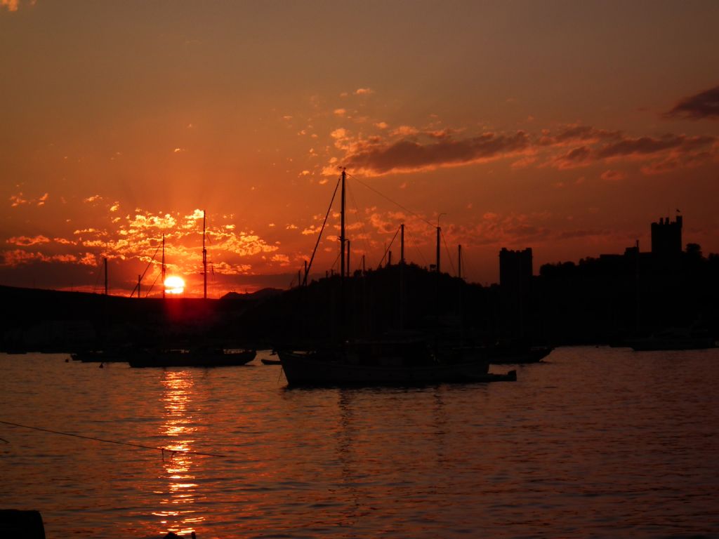 Bodrumda g�n bat�m�