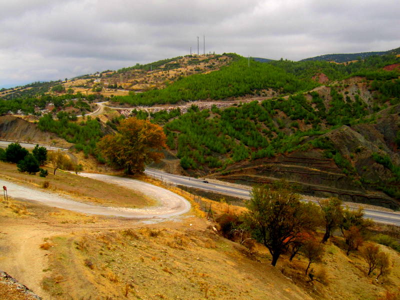 Kale Tabeadan Mu�la yolu