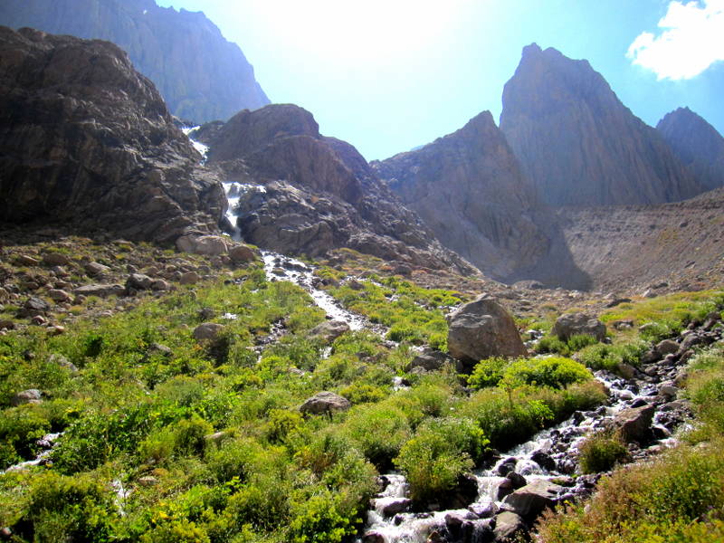 Hakkari Cilo dalarnda bir dere