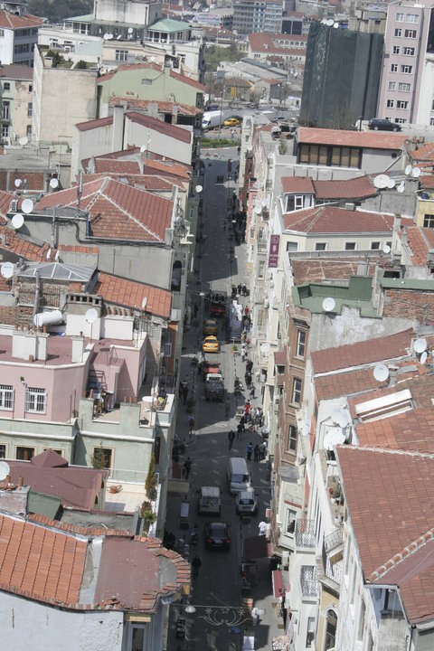 Galata'dan bir sokak.