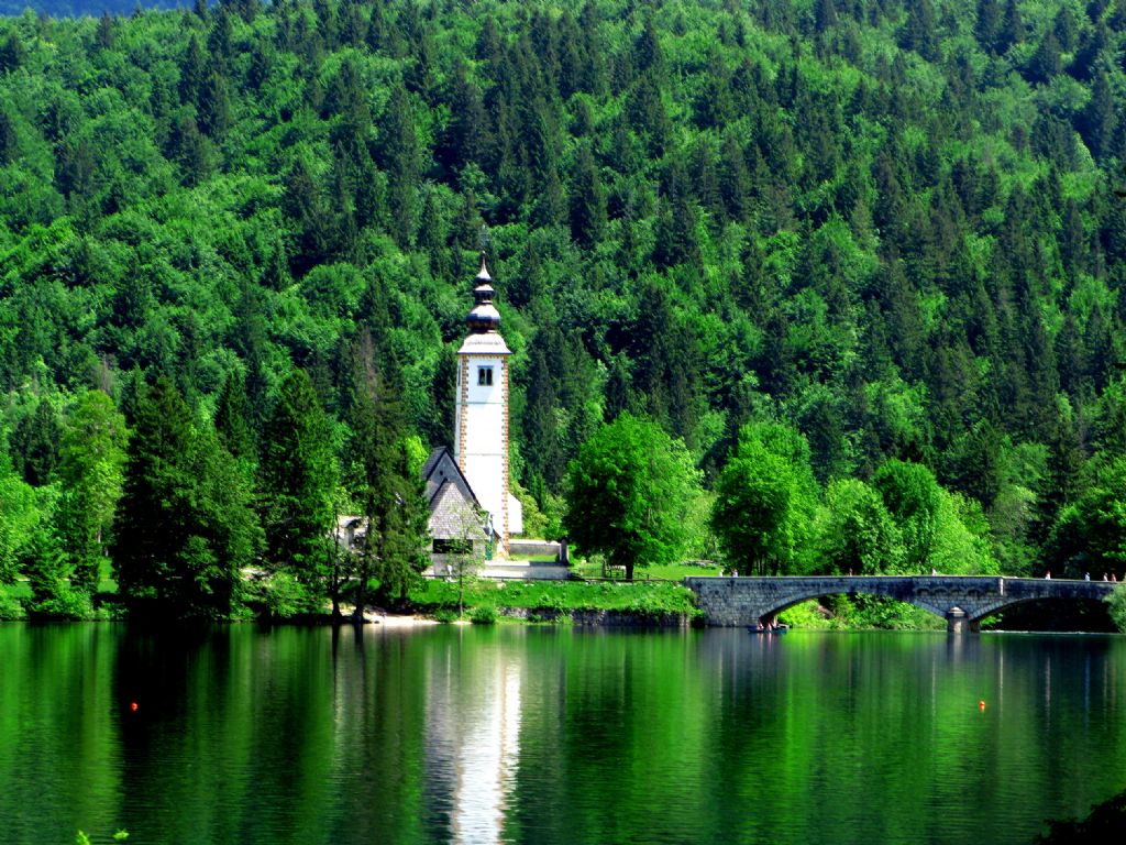 slovenya, rib�ev laz civar� bohinj g�l�