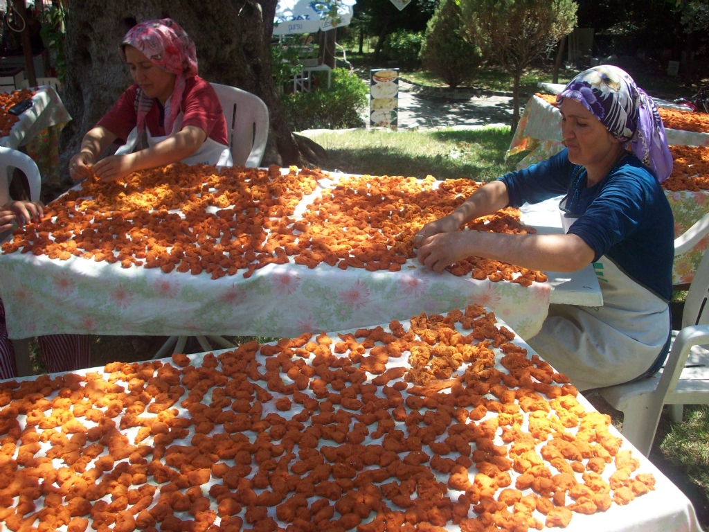 Tarhana yap�m�...