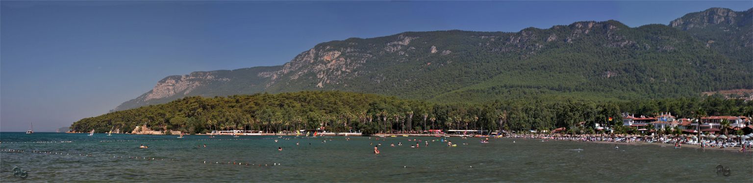Gkova Plaj - panoramik 5 kare