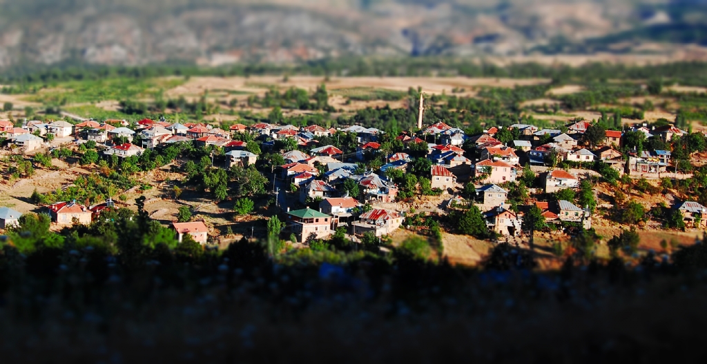 kk bir ky (tilt-shift)