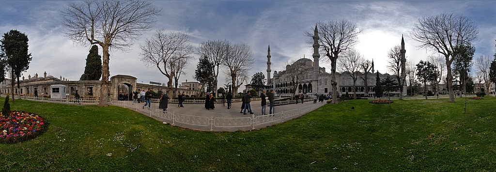 sultanahmet camii panorama