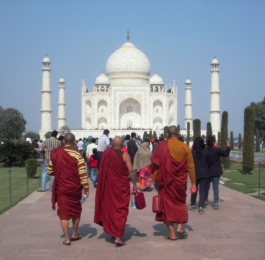 Taj Mahal'e gider iken...