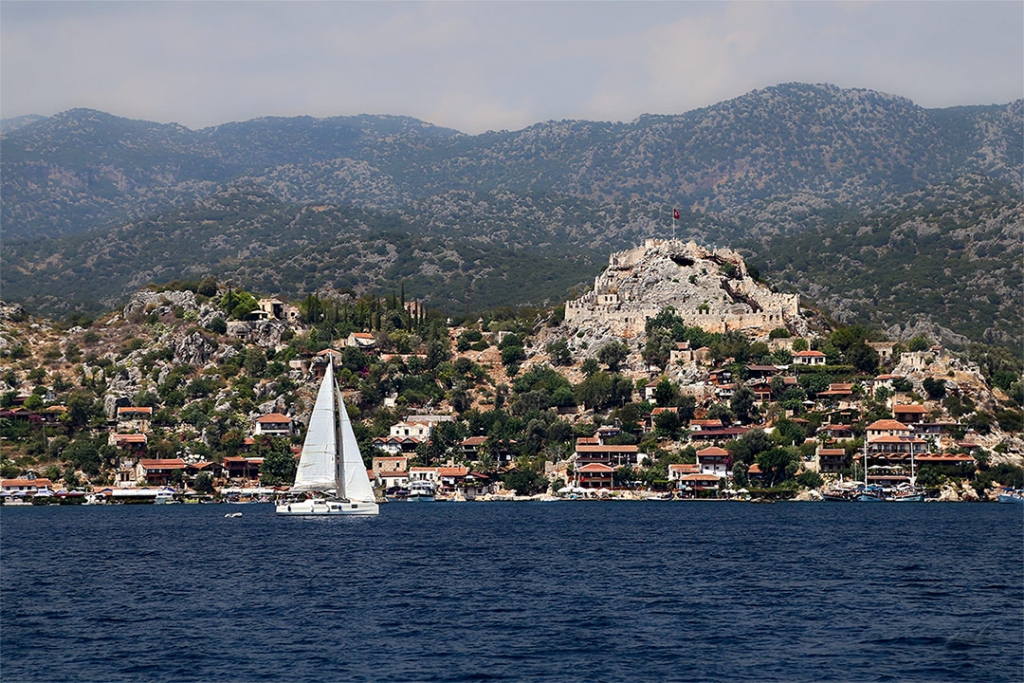 Kekova Simena Kalesi Manzaras