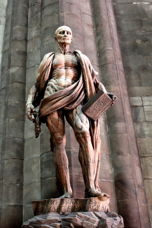 derisini yzen kei heykeli (milano)