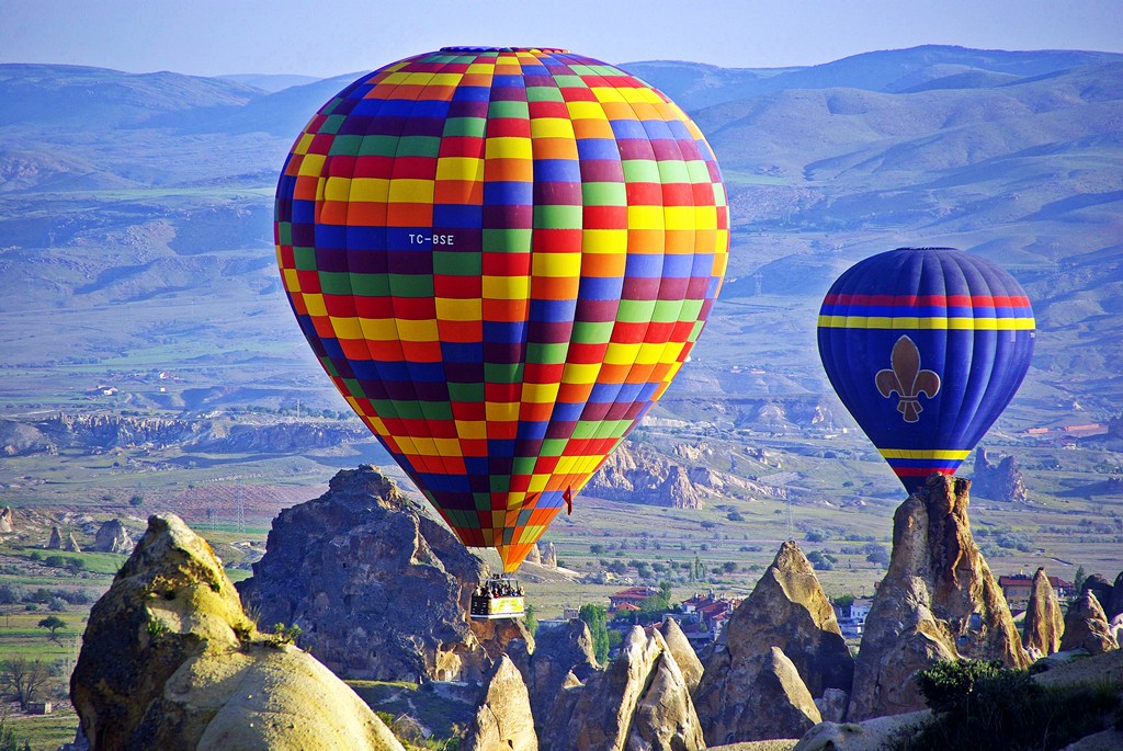 Kapadokya balonlar